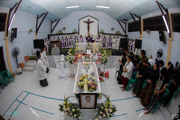 Pemakaman P.Antonius Saragih OFMConv